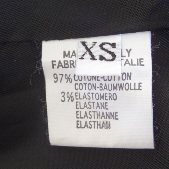 MODSTROM Black Jacket SZ XS Lightly Used Cotton Made in Italy - Picture 12 of 13